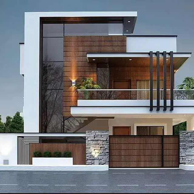 Açık alanı modern ve çekici bir yere dönüştüren modern dış mekan tasarımı